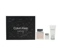 Calvin Klein Euphoria Men 3 Piece Gift Set: Eau De Toilette 100ml - Aftershave B