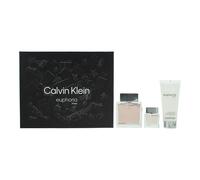 Calvin Klein Euphoria Men 3 Piece Gift Set: Eau De Toilette 100ml - Aftershave B