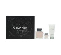 Calvin Klein Euphoria Men 3 Piece Gift Set: EDT 100ml - Aftershave Balm 100ml - EDT 15ml Fragrance