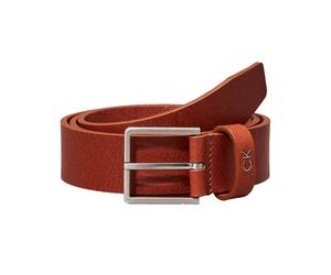 Calvin Klein Formal Belt Leather Belt Leather K50K510083GB8-105 cm - Man - Leather Brown 35mm Wide