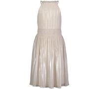 Calvin Klein Girls and Girl's Sleeveless Party Dress, Fit and Flare Silhouette, Round Neckline & Back Zip Closure, White Sand, 12