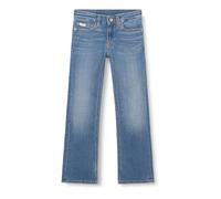 Calvin Klein Girl's MR Flare ESS Washed Blue IG0IG03087 Bootcut, Denim (Essential Washed Blue), 16 Years