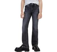 Calvin Klein Girls Mr Flare Jeans Washed Black LVCKFJC09G Other Jeans, Denim, 12 Years