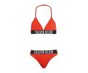 Calvin Klein Girls’ Triangle Bikini Set with Logo