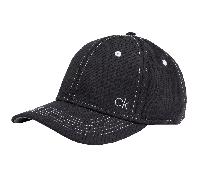 Calvin Klein Mens Performance Mesh Baseball Cap - Black/Silver - One Size