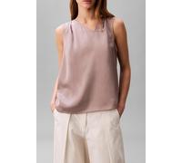 Calvin Klein Hammered Satin Drape Shirt Dusted Fox size XL | Blouses Outlet | Women XL