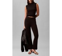 Calvin Klein Heavyweight Spacer Fit Flare Jean Black size L | Wide Pants Outlet | Women | Black L