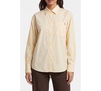 Calvin Klein Heritage Label Relaxed Shirt Vanilla Custard size XS | Longsleeves Outlet | Women | White XS