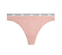 Calvin Klein Womens Subdued Modern Branded Stretch-lace Thong L