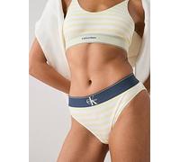 Calvin Klein High Waist Bikini Briefs & Multi, Multi, Size M, Women Print