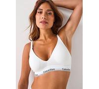 Calvin Klein Women’s Lightly Lined Nursing Bralette, White (White), S
