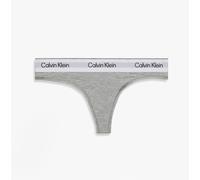 Calvin Klein Icon Cotton Modal Thong Underwear, Grey, Size L, Women Grey