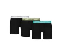 Calvin Klein Icon Cotton Stretch 3 Pack Boxer Briefs Black/Multi Colour Band - S
