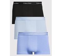 Calvin Klein Icon Cotton Stretch 3 Pack Low Rise Trunks, Assorted, Size S, Men Assorted