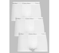 Calvin Klein Men's Icon Low Rise Trunk - 3 Pack White
