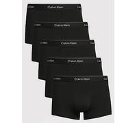 Calvin Klein Icon Cotton Stretch 5 Pack Trunks, Black, Size M, Men Black