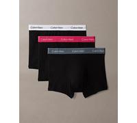 Calvin Klein Mens Calvin Klein Icon Stretch-Cotton Trunks Pack Of Three Turb,Wht,Innuendo L