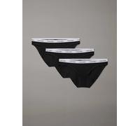 Calvin Klein Women’s 3 Pack Cotton Bikini Briefs with Stretch