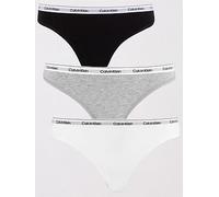 Calvin Klein Icon Logo 3 Pack Briefs, Black, Size 3Xl, Women Black