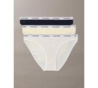 Calvin Klein Women BIKINI 3PK GREEN (SHORELINE/SNOW HEATHER/PEAR SORBE) M