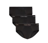 Calvin Klein Icon Stretch-cotton Briefs - set of Three - Black - S