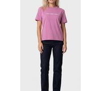 Calvin Klein Women's A- INST. Logo Classic TEE SS LV047C912G Graphic Tees, Pink (Raspberry Cream), S