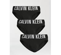 Calvin Klein Intense Power 3 Pack Hip Briefs, Black, Size M, Men Black