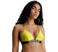 Calvin Klein Intense Power Triangle Bikini Top - Lemonade Yellow - XS - 8