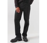 Calvin Klein Jeans 90S Straight Comfort Cotton Chinos Trousers, Black, Size 38, Inside Leg Regular, Men Black