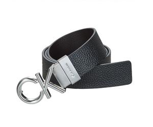 Calvin Klein Jeans Belt ADJ/REV CK METAL BOMBE PB 35MM in Black 90
