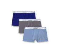 Calvin Klein Jeans Boy's 3PK TRUNK B70B700507 Trunk, Blue (Fadeddenim/Boldblue/Granitegrey), 8-10 Years