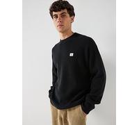 Calvin Klein Jeans Cotton Waffle Knitted Jumper, Black, Size 2Xl, Men Black