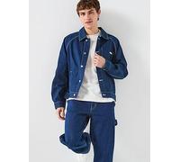 Calvin Klein Jeans Darted Workwear Denim Jacket, Blue, Size M, Men Blue