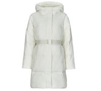 Calvin Klein Jeans Duffel coats LOGO BELT LONG PUFFER in White EU M