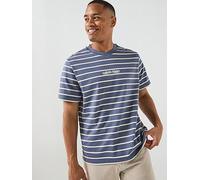 Calvin Klein Jeans Easy Stripe T-Shirt, Navy, Size L, Men Navy