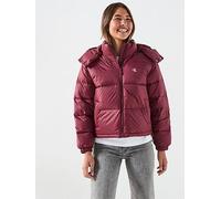 Calvin Klein Jeans Essential Midweight Puffer Coat, Red, Size L, Women Red