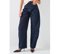 Calvin Klein Jeans Extreme Barrel Jean, Blue, Size 34, Inside Leg 32, Women Blue
