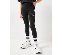 Calvin Klein Jeans Logo Leggings Black 16 Years Girls