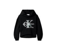 Calvin Klein Festive Graphic Hoodie Black 8 Years Girl