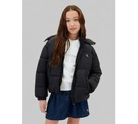 Calvin Klein Girl's Minime Ck Short Hd Puffer Jacket LVCKTJM02G Puffer Jacket, BLACK (Pvh Black), 14 Years