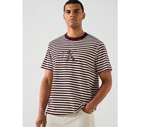 Calvin Klein Jeans T-Shirt Lv04rd204g Short Sleeve Large Monogram Stripe Brown Men Size S Calvin Klein Jeans T-Shirt Lv04rd204g Short Sleeve Large Monogram Stripe Brown Men Size M Calvin Klein Jeans T-Shirt Lv04rd204g Short Sleeve Large Monogram Stripe Brown Men Size L Calvin Klein Jeans T-Shirt Lv04rd204g Short Sleeve Large Monogram Stripe Brown Men Size XL Calvin Klein Jeans T-Shirt Lv04rd204g Short Sleeve Large Monogram Stripe Brown Men Size 2XL
