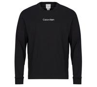 Calvin Klein Jeans Long Sleeve T-shirt LS RLXD STANDARD LOGO CREWNK TEE in Black EU M