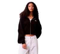 Calvin Klein Jeans Lv047c216g Full Zip Sweatshirt Black M Woman