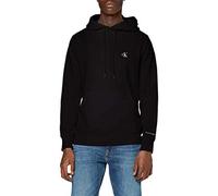 Calvin Klein Jeans Men Ck Essential Sweatshirt with Hood, Black (Ck Black), L