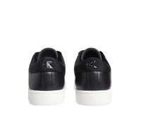 Calvin Klein Jeans Classic Cupsole Low Leather Trainer - Black/white, Black/White, Size 46, Men Black/White