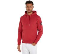 Calvin Klein Jeans Men Hoodie Badge, Red (Garnet), 3XL
