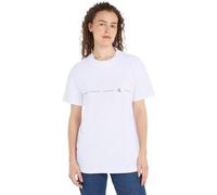 Calvin Klein Jeans Men Logo Repeat Tee S/S Knit Tops White, S