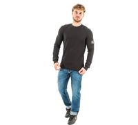 Calvin Klein Jeans Men Long-Sleeve T-Shirt Badge Waffle LS Basic, Black (Ck Black), S