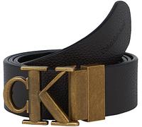 Calvin Klein Jeans Men Mono Reversible Belt Gift Set, Brown (Black/Bitter Brown), 85