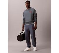 Calvin Klein Jeans Men Relaxed Embroidered Logo Joggers - Dark Slate